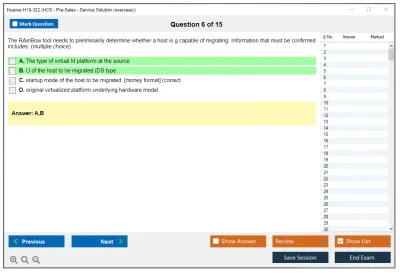 Huawei H19-322 HCS - Pre-Sales - Service Solution (overseas) Practice test exam simulator test engine exam Prep practice test questions answers Image 6
