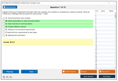 BCS ISEB-SWT2 ISTQB-BCS Certified Tester Foundation Level Practice test exam simulator test engine exam Prep practice test questions answers Image 7