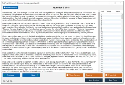 Test Prep CFA-Level-3 Chartered Financial Analyst Level 3 Practice test exam simulator test engine exam Prep practice test questions answers Image 5