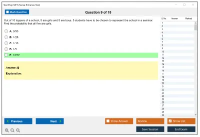 Test Prep NET Nurse Entrance Test Practice test exam simulator test engine exam Prep practice test questions answers Image 9