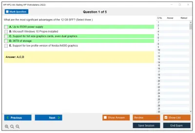 HP HP2-I44 Selling HP Workstations 2022 Practice test exam simulator test engine exam Prep practice test questions answers Image 1