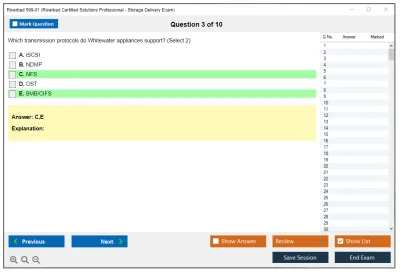 Riverbed 599-01 Riverbed Certified Solutions Professional - Storage Delivery Exam Practice test exam simulator test engine exam Prep practice test questions answers Image 3