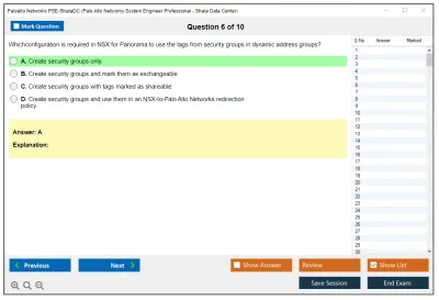 Palo Alto Networks PSE-StrataDC Palo Alto Networks System Engineer Professional - Strata Data Center Practice test exam simulator test engine exam Prep practice test questions answers Image 6