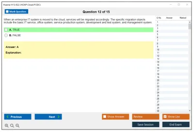 Huawei H13-522 HCNP-Cloud-FCDC Practice test exam simulator test engine exam Prep practice test questions answers Image 12