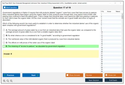 Test Prep GMAT-Test Graduate Management Admission Test (2022) Practice test exam simulator test engine exam Prep practice test questions answers Image 17