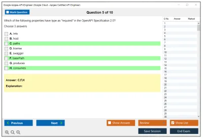 Google Apigee-API-Engineer Google Cloud - Apigee Certified API Engineer Practice test exam simulator test engine exam Prep practice test questions answers Image 5