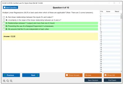 GAQM CLSSGB Certified Lean Six Sigma Green Belt (CLSSGB) Practice test exam simulator test engine exam Prep practice test questions answers Image 4