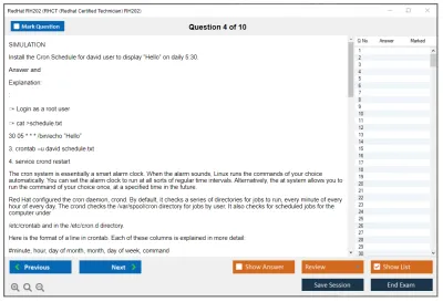 RedHat RH202 RHCT (Redhat Certified Technician) RH202 Practice test exam simulator test engine exam Prep practice test questions answers Image 4