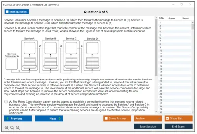 SOA S90.09 SOA Design & Architecture Lab Practice test exam simulator test engine exam Prep practice test questions answers Image 3