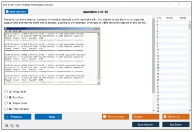 Exin SCNP SCNP Strategic Infrastructure Security Practice test exam simulator test engine exam Prep practice test questions answers Image 8