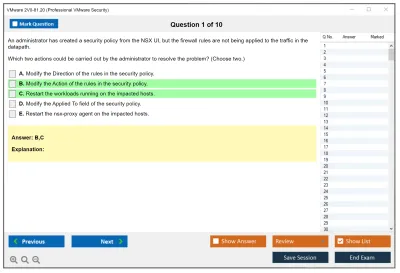 VMware 2V0-81.20 Professional VMware Security Practice test exam simulator test engine exam Prep practice test questions answers Image 1