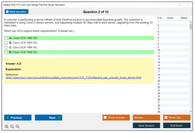 Netapp NS0-175 Cisco and NetApp FlexPod Design Specialist Practice test exam simulator test engine exam Prep practice test questions answers Image 2