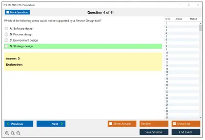 ITIL ITILFND ITIL – Foundation (v4) Practice test exam simulator test engine exam Prep practice test questions answers Image 4