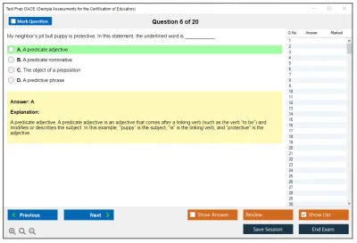 Test Prep GACE Georgia Assessments for the Certification of Educators Practice test exam simulator test engine exam Prep practice test questions answers Image 6