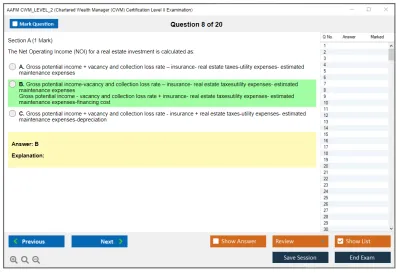 AAFM CWM_LEVEL_2 Chartered Wealth Manager (CWM) Certification Level II Examination Practice test exam simulator test engine exam Prep practice test questions answers Image 8