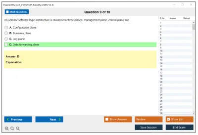 Huawei H12-722_V3.0 HCIP-Security-CSSN V3.0 Practice test exam simulator test engine exam Prep practice test questions answers Image 9