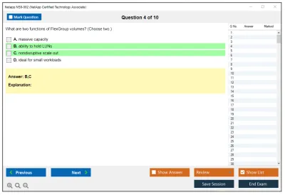 Netapp NS0-002 NetApp Certified Technology Associate Practice test exam simulator test engine exam Prep practice test questions answers Image 4