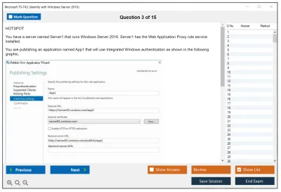 Microsoft 70-742 Identity with Windows Server 2016 Practice test exam simulator test engine exam Prep practice test questions answers Image 3