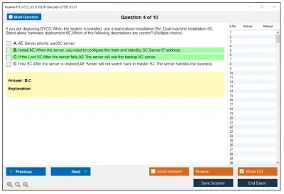 Huawei H12-723_V3.0 HCIP-Security-CTSS V3.0 Practice test exam simulator test engine exam Prep practice test questions answers Image 4
