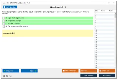 Huawei H13-527 HCIP-Cloud Computing V4.0 Practice test exam simulator test engine exam Prep practice test questions answers Image 4
