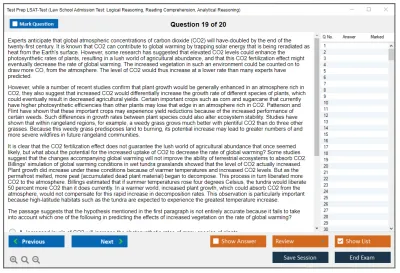 Test Prep LSAT-Test Law School Admission Test: Logical Reasoning, Reading Comprehension, Analytical Reasoning Practice test exam simulator test engine exam Prep practice test questions answers Image 19