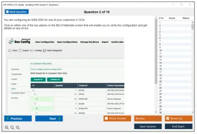 HP HPE0-V15 Delta - Building HPE Hybrid IT Solutions Practice test exam simulator test engine exam Prep practice test questions answers Image 2