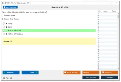 Exin EX0-001 ITIL Foundation (syllabus 2011) Practice test exam simulator test engine exam Prep practice test questions answers Image 13