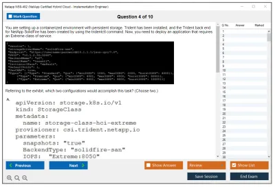 Netapp NS0-402 NetApp Certified Hybrid Cloud Implementation Engineer Practice test exam simulator test engine exam Prep practice test questions answers Image 4
