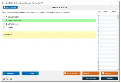 Symantec 250-561 Endpoint Security Complete - Administration R1 Practice test exam simulator test engine exam Prep practice test questions answers Image 8