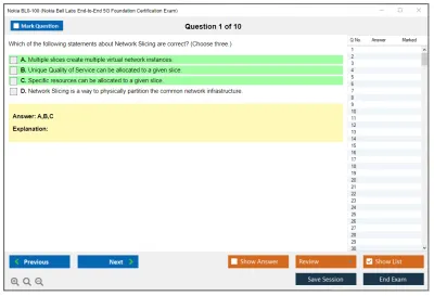 Nokia BL0-100 Nokia Bell Labs 5G Foundation Practice test exam simulator test engine exam Prep practice test questions answers Image 1