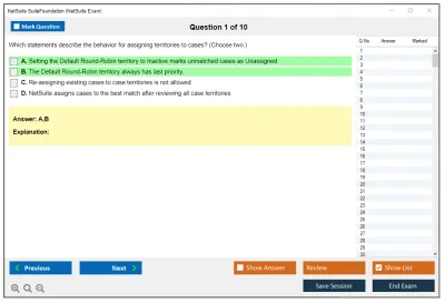 NetSuite SuiteFoundation NetSuite SuiteFoundation Exam Practice test exam simulator test engine exam Prep practice test questions answers Image 1