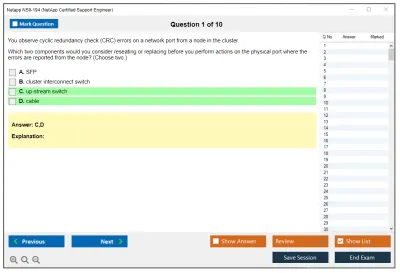Netapp NS0-194 NetApp Certified Support Engineer (NCSE) Practice test exam simulator test engine exam Prep practice test questions answers Image 1