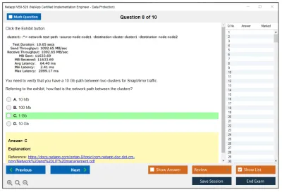 Netapp NS0-526 NetApp Certified Implementation Engineer - Data Protection Practice test exam simulator test engine exam Prep practice test questions answers Image 8