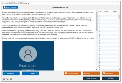 Microsoft MS-203 Microsoft 365 Messaging Practice test exam simulator test engine exam Prep practice test questions answers Image 6