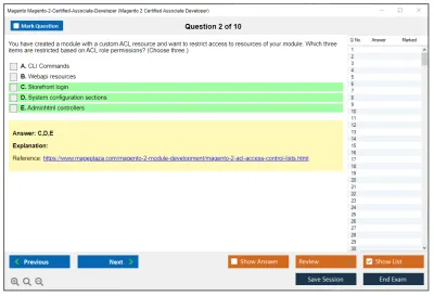Magento Magento-2-Certified-Associate-Developer Magento 2 Certified Associate Developer Exam Practice test exam simulator test engine exam Prep practice test questions answers Image 2