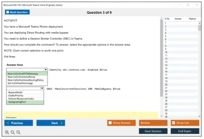 Microsoft MS-720 Microsoft Teams Voice Engineer Practice test exam simulator test engine exam Prep practice test questions answers Image 3