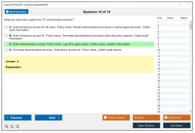 CyberArk EPM-DEF CyberArk Defender - EPM Practice test exam simulator test engine exam Prep practice test questions answers Image 10