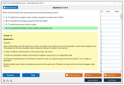 GAQM CTIL Certified Software Tester - Intermediate Level (CSTIL) Practice test exam simulator test engine exam Prep practice test questions answers Image 5