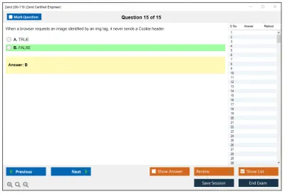 Zend 200-710 Zend Certified Engineer Practice test exam simulator test engine exam Prep practice test questions answers Image 15