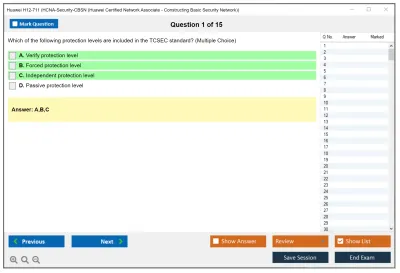 Huawei H12-711 HCNA-Security-CBSN (Huawei Certified Network Associate - Constructing Basic Security Network) Practice test exam simulator test engine exam Prep practice test questions answers Image 1
