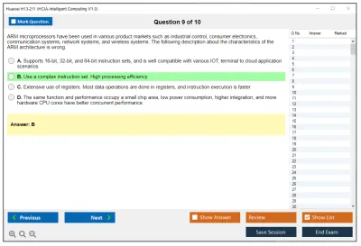 Huawei H13-211 HCIA-Intelligent Computing V1.0 Practice test exam simulator test engine exam Prep practice test questions answers Image 9