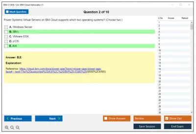 IBM C1000-124 IBM Cloud Advocate v1 Practice test exam simulator test engine exam Prep practice test questions answers Image 2