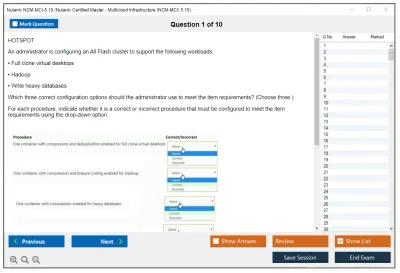 Nutanix NCM-MCI-5.15 Nutanix Certified Master - Multicloud Infrastructure (NCM-MCI) 5.15 Practice test exam simulator test engine exam Prep practice test questions answers Image 1