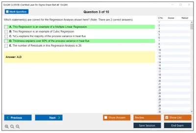 GAQM CLSSGB Certified Lean Six Sigma Green Belt (CLSSGB) Practice test exam simulator test engine exam Prep practice test questions answers Image 3