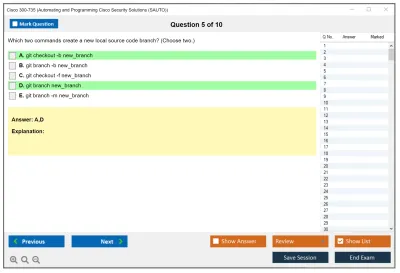 Cisco 300-735 Automating and Programming Cisco Security Solutions (300-735 SAUTO) Practice test exam simulator test engine exam Prep practice test questions answers Image 5