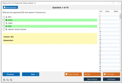 VMware 2V0-21.20 Professional VMware vSphere 7.x Practice test exam simulator test engine exam Prep practice test questions answers Image 1