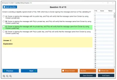 ECCouncil 312-50v11 Certified Ethical Hacker Exam (CEH v11) Practice test exam simulator test engine exam Prep practice test questions answers Image 10