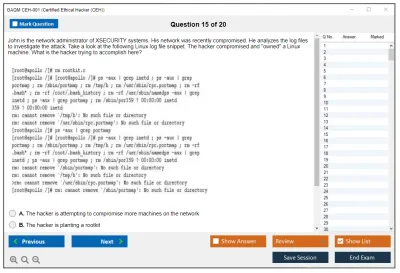 GAQM CEH-001 Certified Ethical Hacker (CEH) Practice test exam simulator test engine exam Prep practice test questions answers Image 15