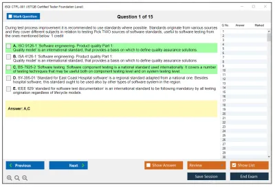 iSQI CTFL-001 ISTQB Certified Tester Foundation Level Practice test exam simulator test engine exam Prep practice test questions answers Image 1