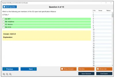 Huawei H35-660_V2.0 HCIA-5G V2.0 Exam Practice test exam simulator test engine exam Prep practice test questions answers Image 4